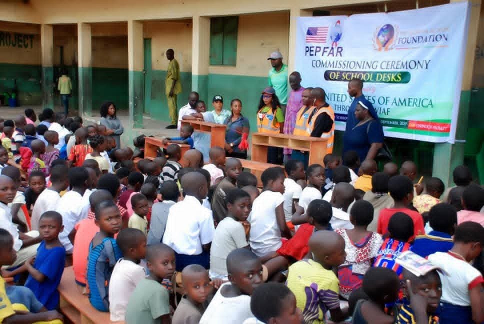 The World In Action Foundation TWIAF - Desk Project to IDP School in Daudu x1 (1)