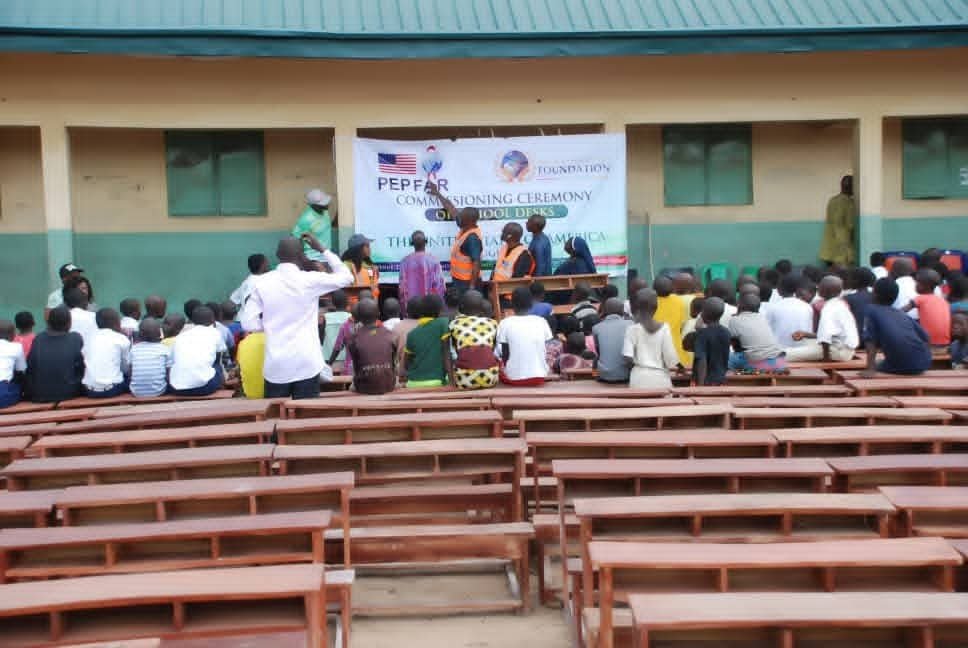 The World In Action Foundation TWIAF - Desk Project to IDP School in Daudu x1 (2)
